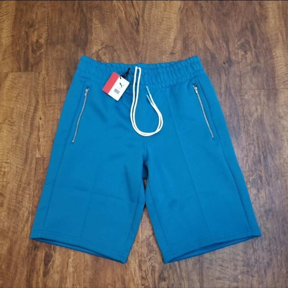 Puma x TMC Nipsey Hussle Way Shorts Teal Blue Men’s Size Medium